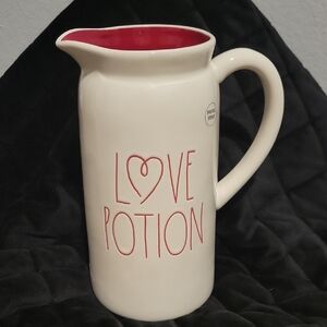 Love Potion Cream and Red Pitcher